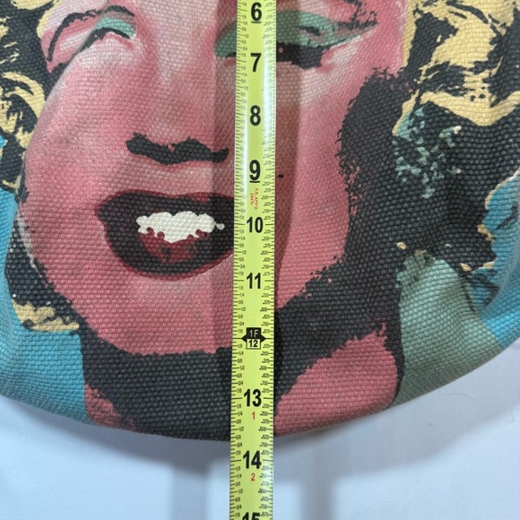 Vintage Andy Warhol Marilyn Monroe Bag.  Used: see pics for flaws - Picture 7 of 9